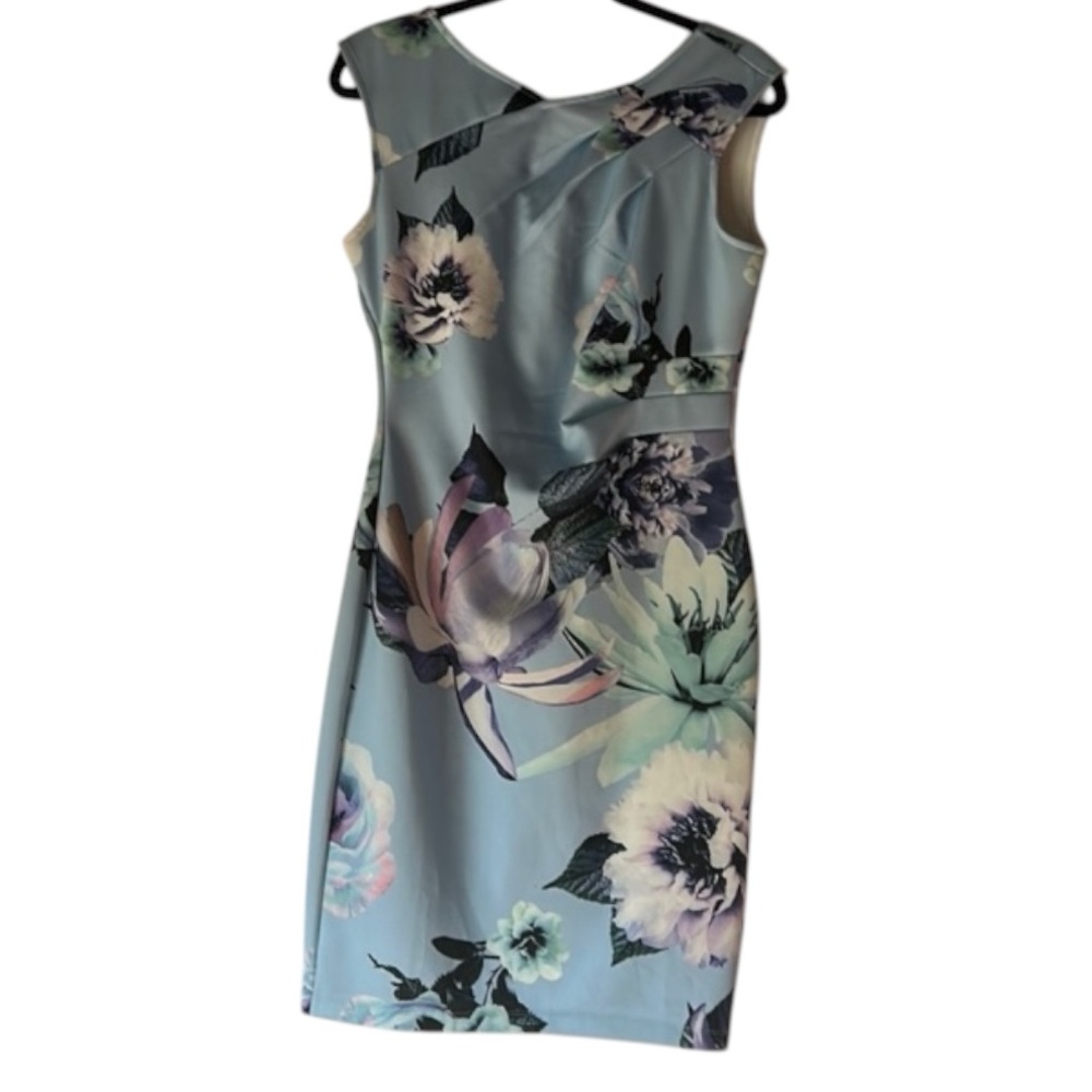 Venus Blue Floral Dress